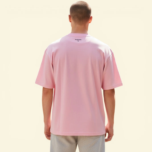 Heavyweight Boxy Tee (260GSM) - Dusty Pink 100% Cotton
