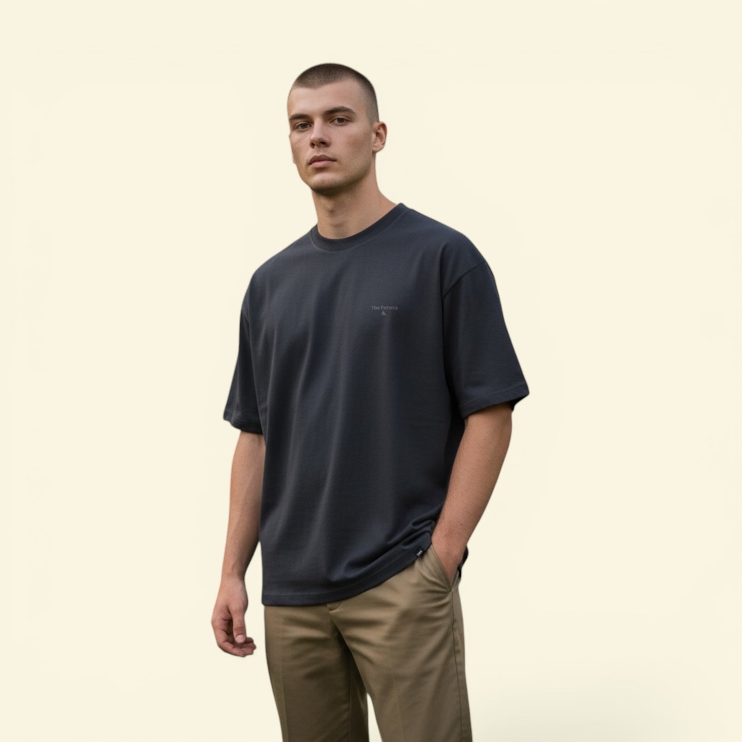 Heavyweight Boxy Tee (260GSM) - Signature BLACK 100% Cotton